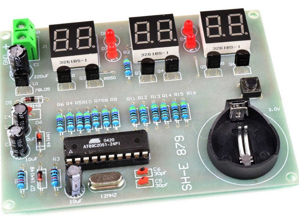 Next in Soldering: 8-Note Electronic Piano or 6-Digit Clock