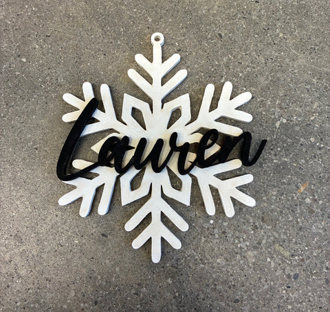 Take and Make: 2025 Custom Snowflake Ornament
